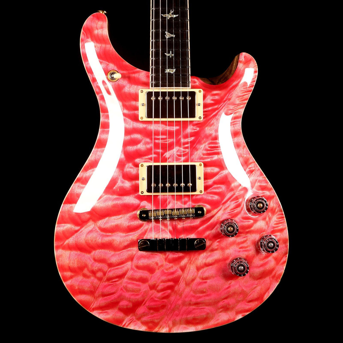 PRS Private Stock McCarty 594 1-Piece Quilt Maple Top Faded Bonnie Pink — 1