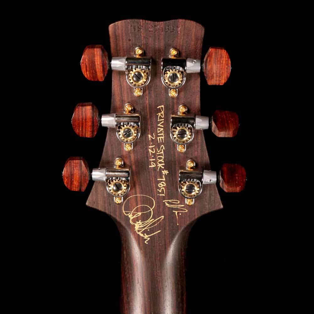 PRS Private Stock Santana II Semi-Hollow Satin McCarty Glow Smoked Burst — 5