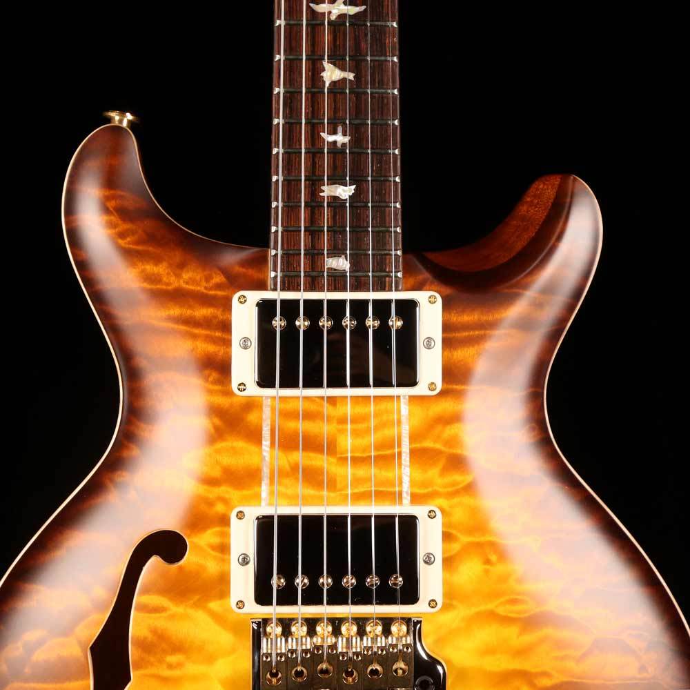 PRS Private Stock Santana II Semi-Hollow Satin McCarty Glow Smoked Burst — 7
