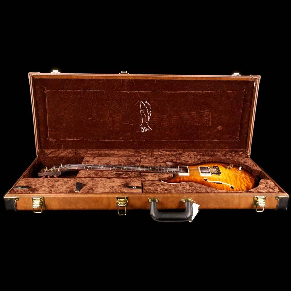 PRS Private Stock Santana II Semi-Hollow Satin McCarty Glow Smoked Burst — 8