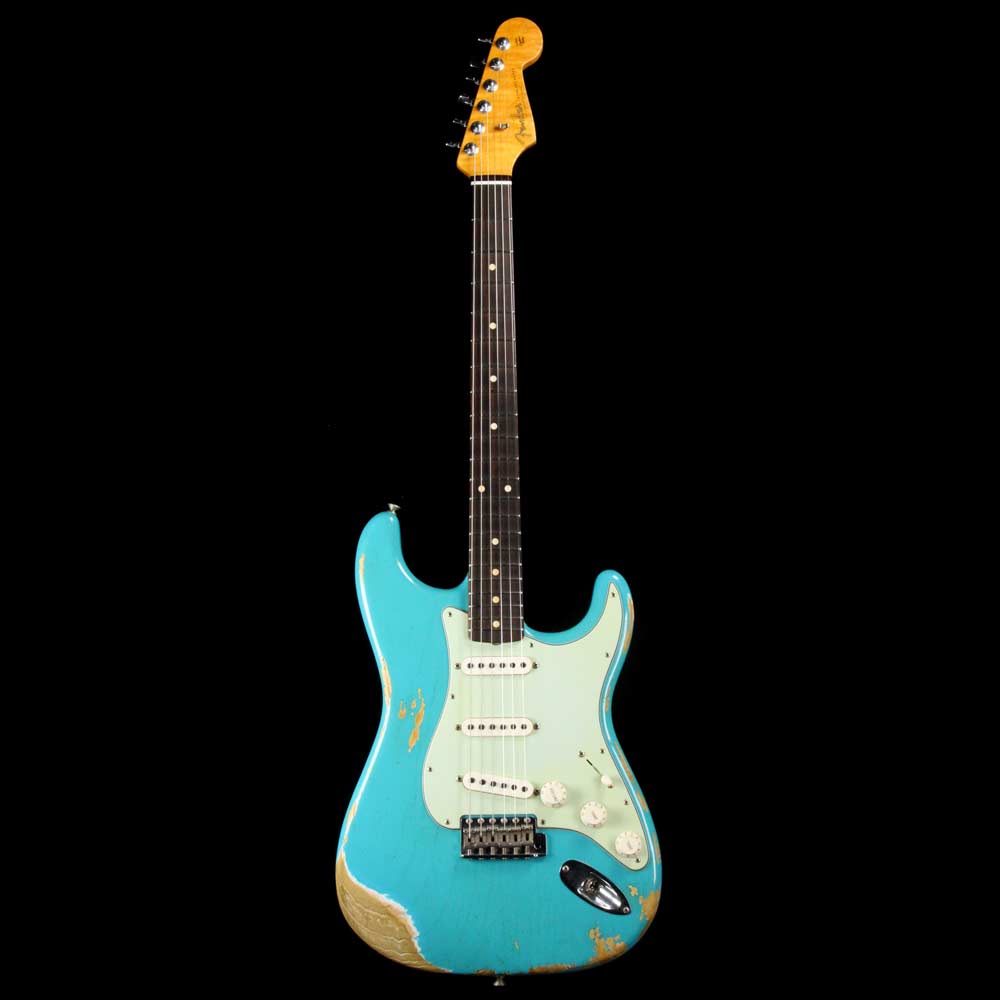 Fender Custom Shop '60 Stratocaster Faded Taos Turquoise Heavy Relic 2017 — 2