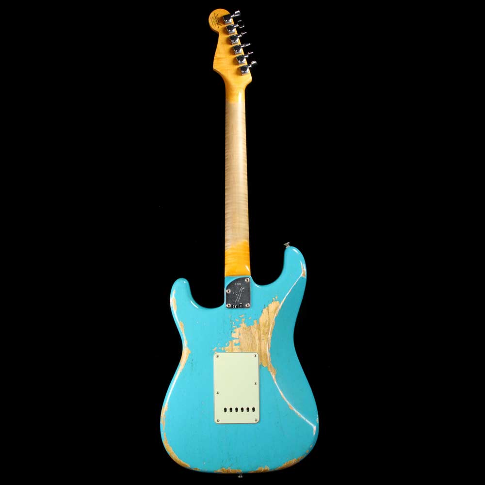 Fender Custom Shop '60 Stratocaster Faded Taos Turquoise Heavy Relic 2017 — 3