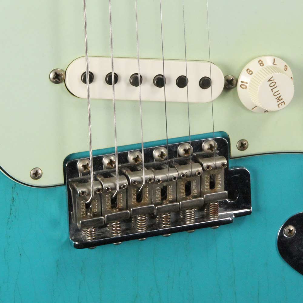 Fender Custom Shop '60 Stratocaster Faded Taos Turquoise Heavy Relic 2017 — 4
