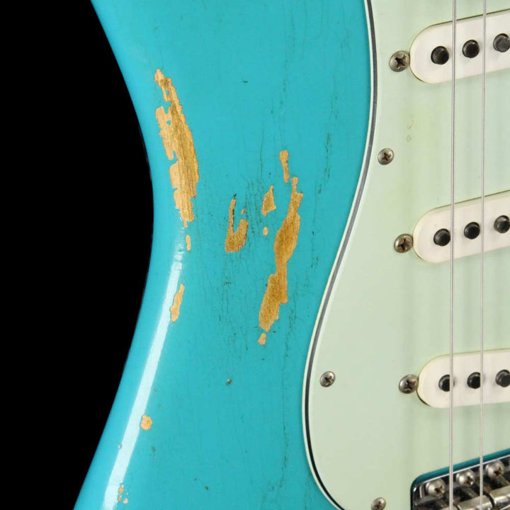 Fender Custom Shop '60 Stratocaster Faded Taos Turquoise Heavy Relic 2017