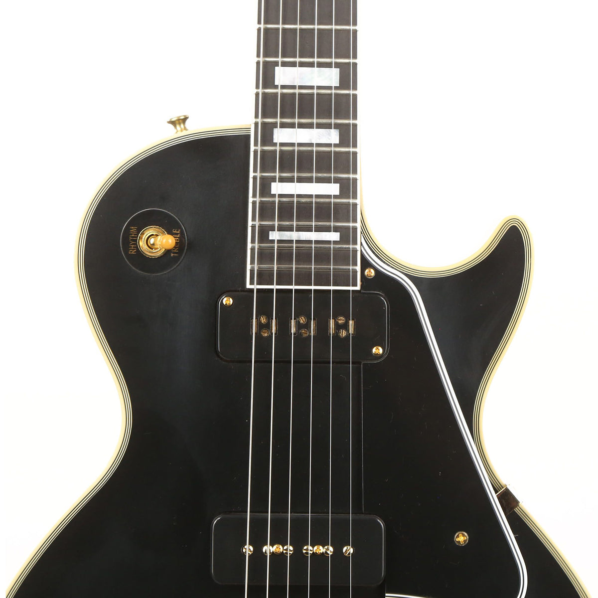 Gibson Custom Shop 1954 Les Paul Custom Reissue Lamp Black VOS — 7