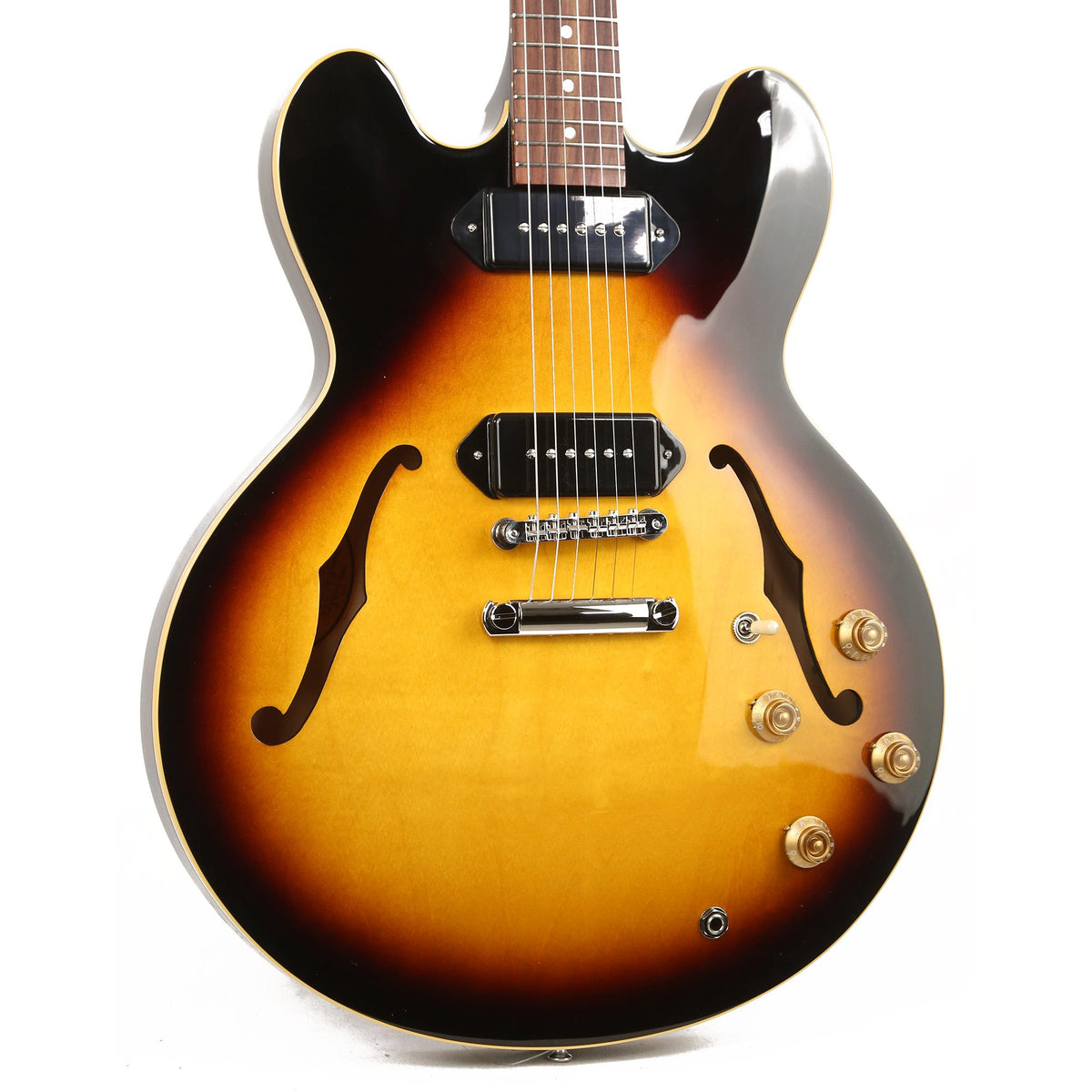 Gibson ES-335 Dot P-90 Vintage Sunburst — 6