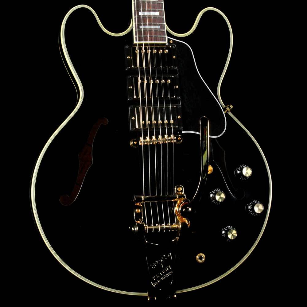 Gibson Memphis 2019 ES-355 Black Beauty Ebony — 1
