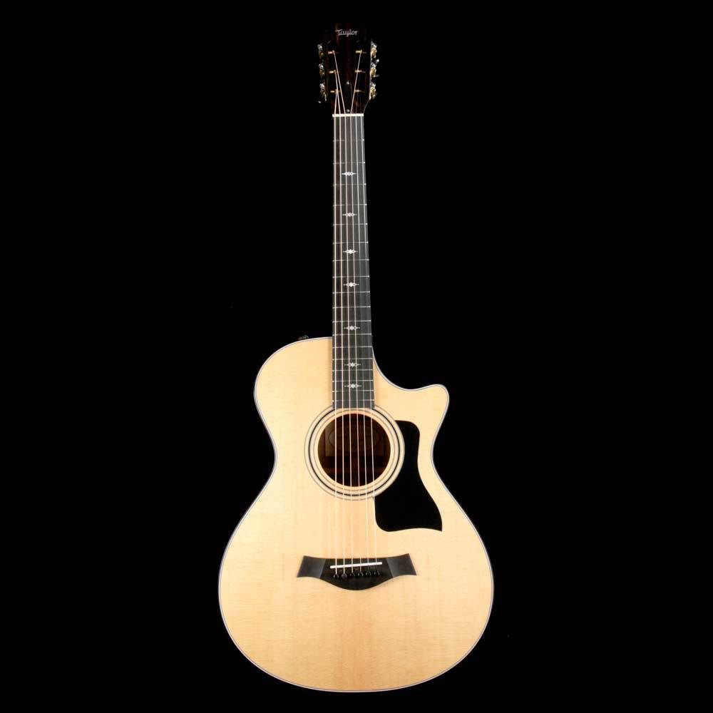 Taylor 312ce 12-Fret Grand Concert Acoustic-Electric Natural — 2
