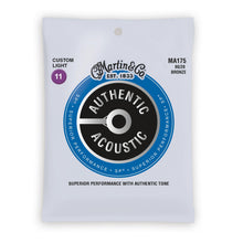 Martin Authentic Acoustic SP 80/20 Bronze Acoustic Strings (Custom Light 11-52)