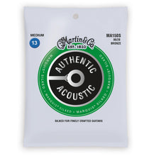Martin Authentic Acoustic Marquis Silked 80/20 Bronze Acoustic Strings (Medium 13-56)
