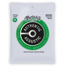 Martin Authentic Acoustic Marquis Silked Phosphor Bronze Acoustic Strings (Extra Light 10-47)