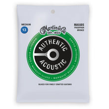 Martin Authentic Acoustic Marquis Silked Phosphor Bronze Acoustic Strings (Medium 13-56)