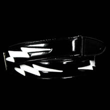 Jodi Head Bolt Slide Guitar Strap Black with White Bolt