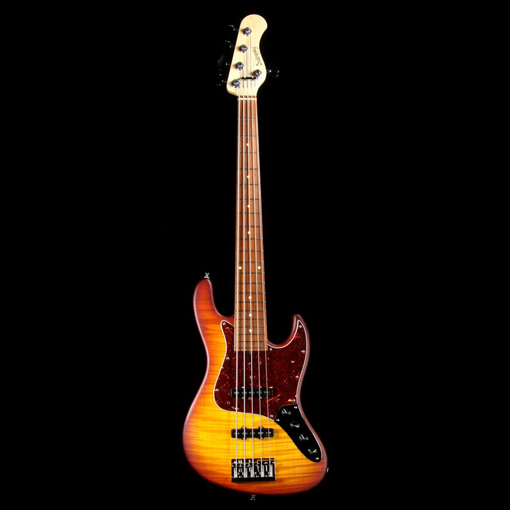 Sadowsky NYC 5-21 Deluxe 5-String Bass Satin Caramel Burst — 2