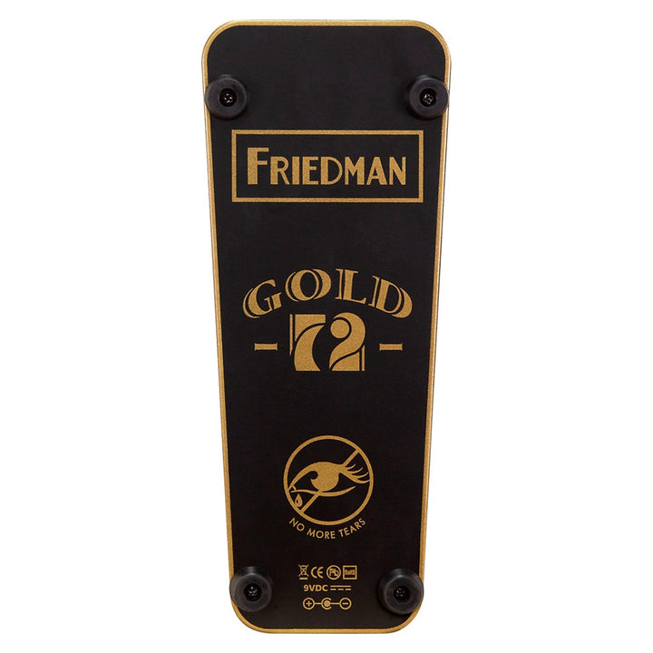 Friedman No More Tears Gold 72 Wah Effect Pedal