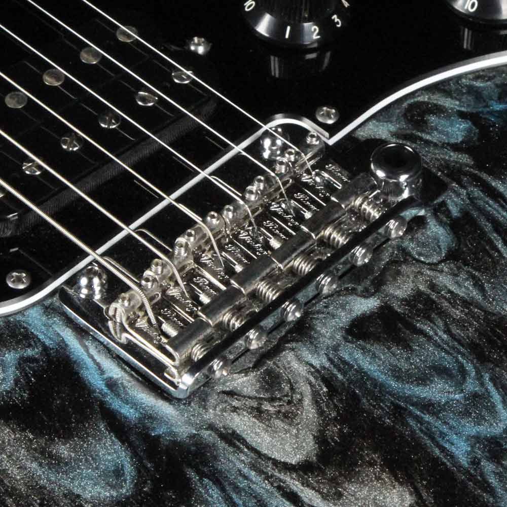 James Tyler Guitars Classic Made in Japan Schmear Blue and Black — 6