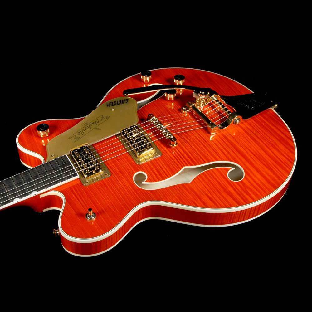 Gretsch G6620TFM Players Edition Nashville with Bigsby Orange Stain — 6