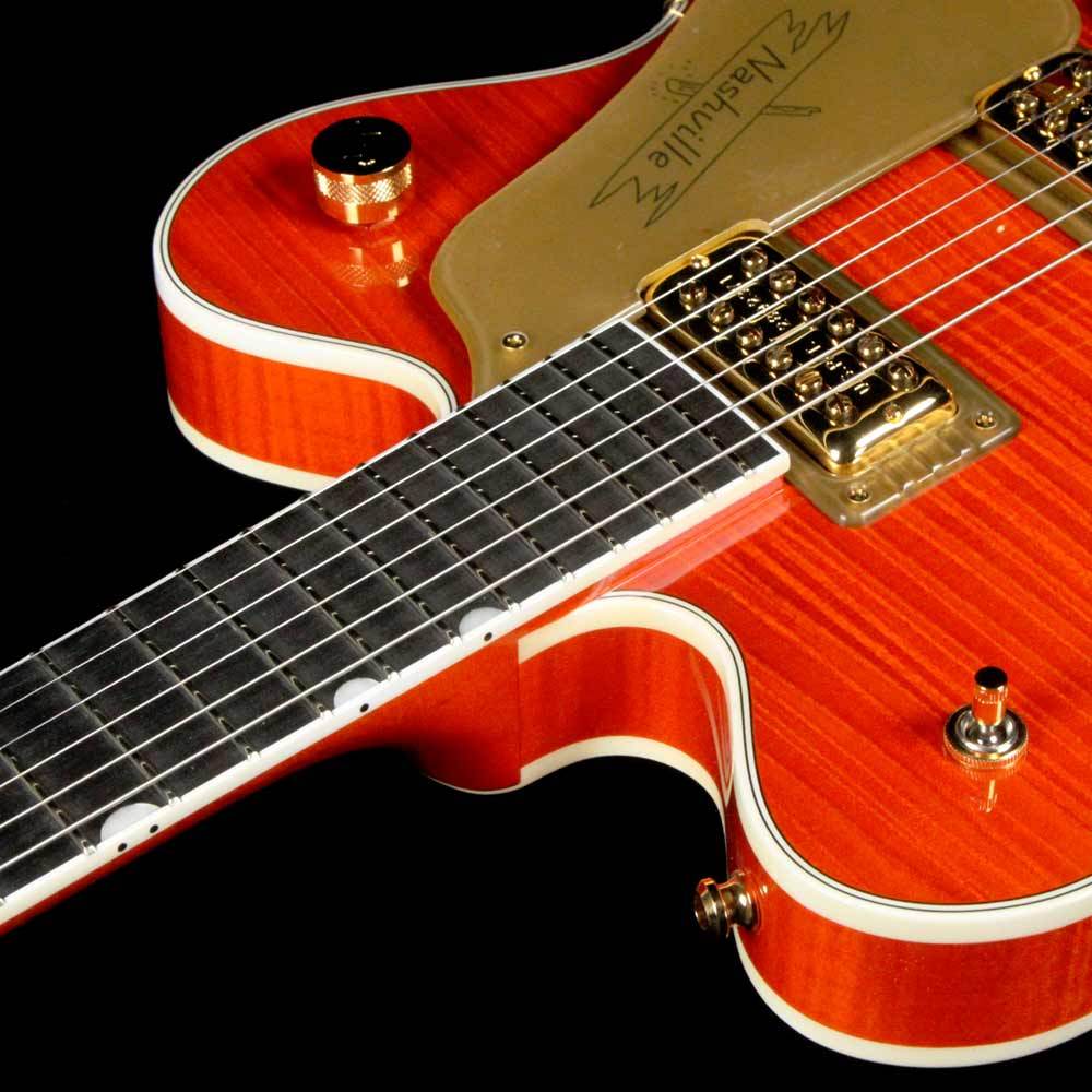 Gretsch G6620TFM Players Edition Nashville with Bigsby Orange Stain — 9