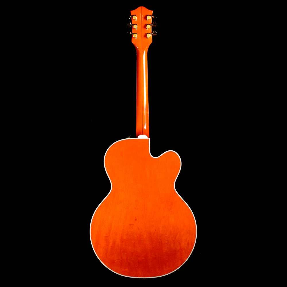 Gretsch G6120T Players Edition Nashville Left-Handed Orange Stain — 3