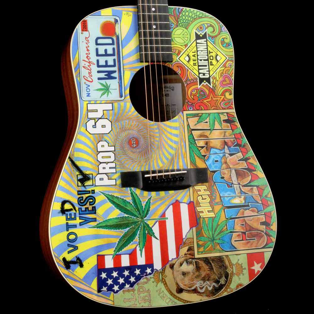 Martin D-420 Acoustic with Graphic by Robert Goetzl — 1