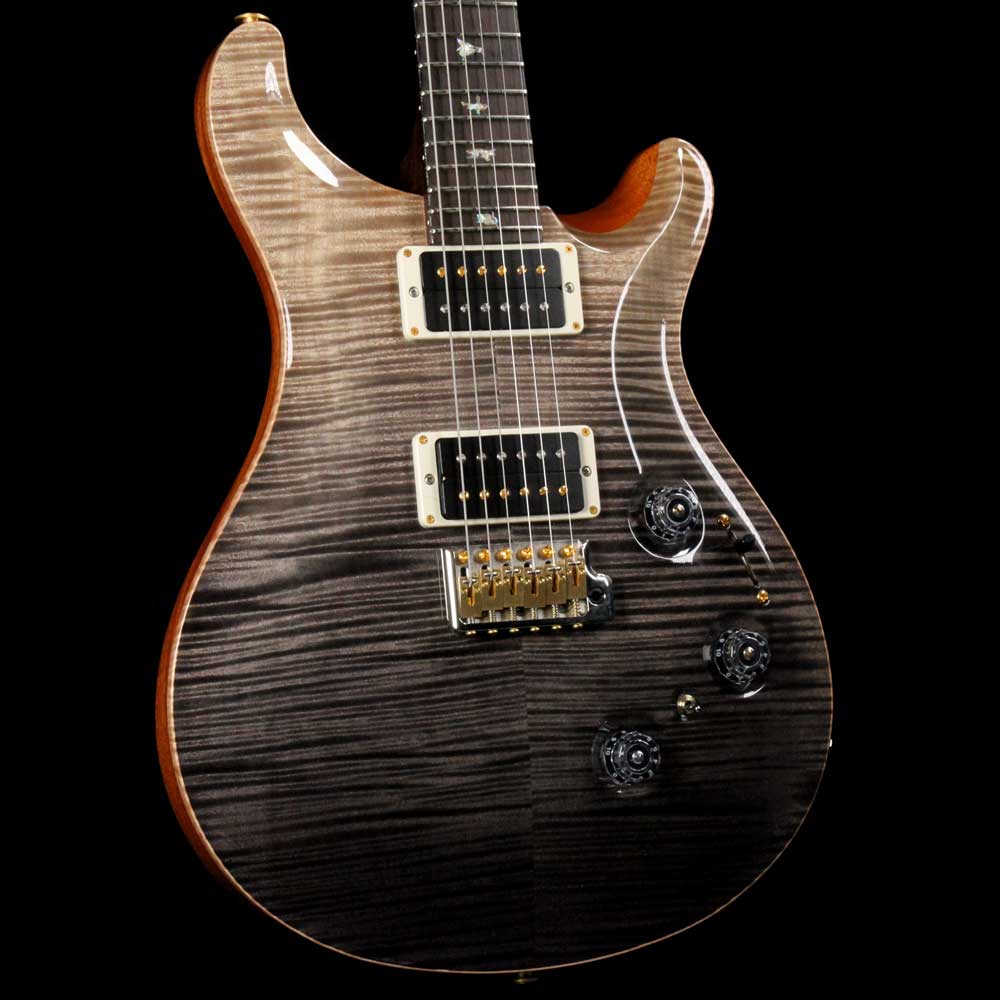 PRS P24 Trem Wood Library Gray Black Fade 2014 — 1