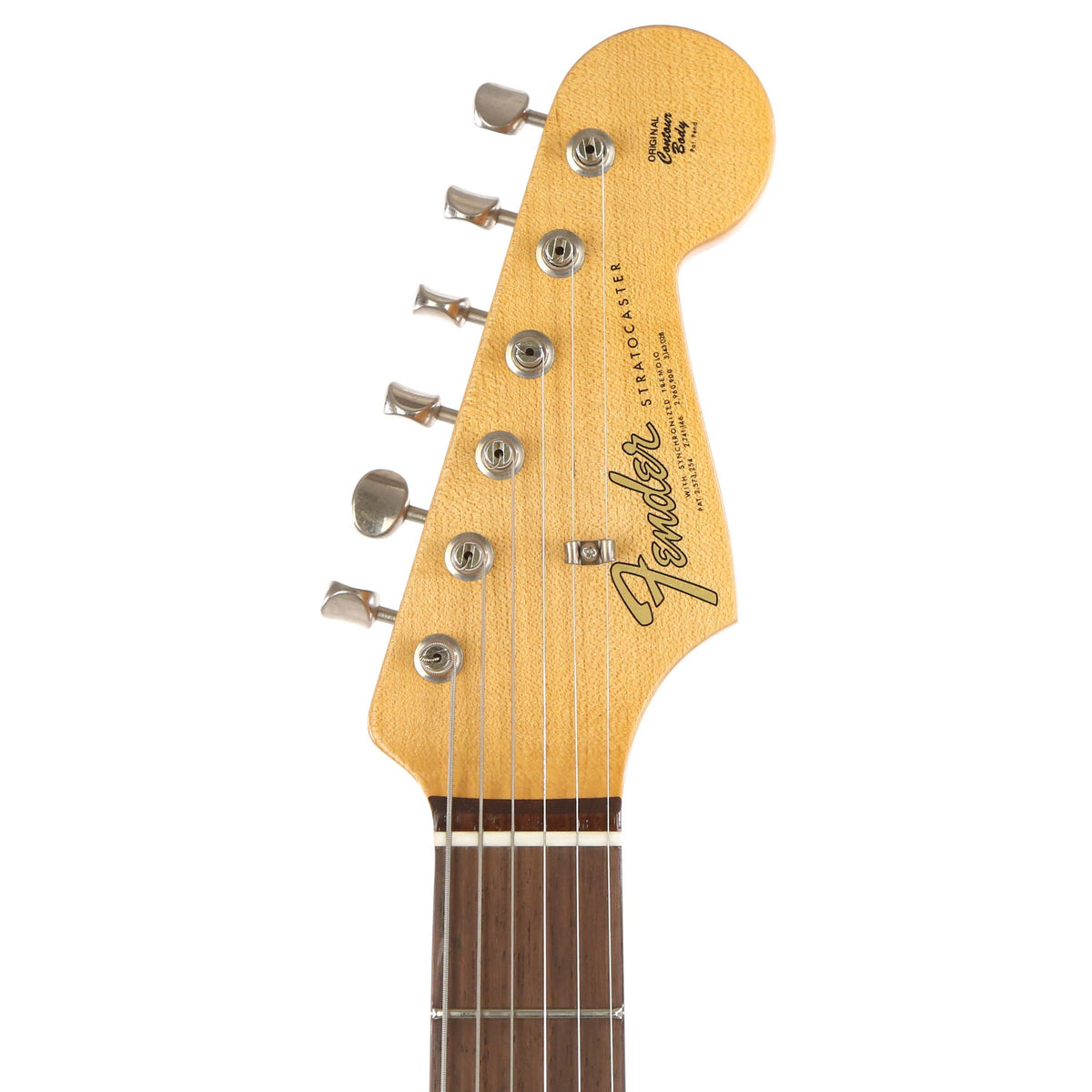 Fender Custom Shop L-Series '64 Stratocaster Closet Classic Burgundy Mist Sparkle — 4