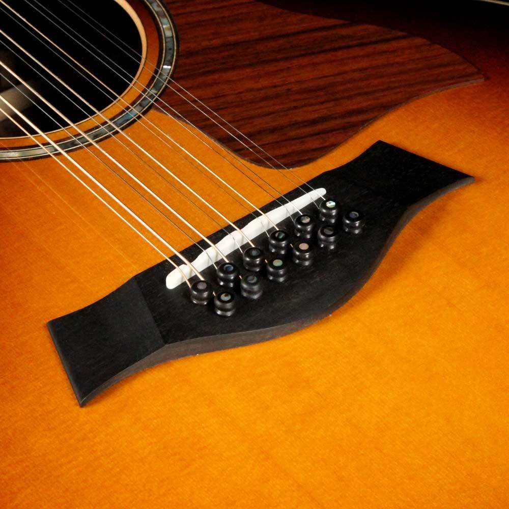 Taylor 856ce-SB DLX 12-String Grand Symphony Acoustic-Electric Tobacco Sunburst — 6