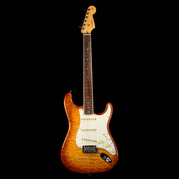 Fender Select Stratocaster Quilt Maple Iced Tea Burst 2013
