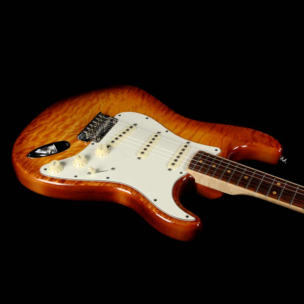 Fender Select Stratocaster Quilt Maple Iced Tea Burst 2013 — 10