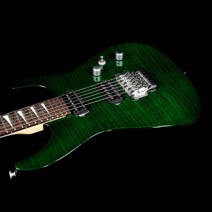 Jackson Dinky DR3 Reverse Headstock Transparent Green