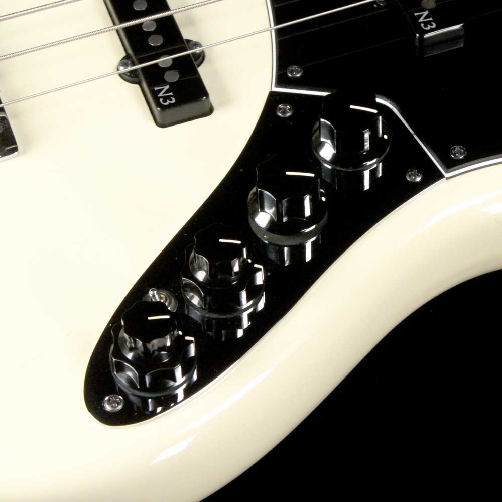 Fender American Deluxe V 5-String Jazz Bass Olympic White 2012 — 7