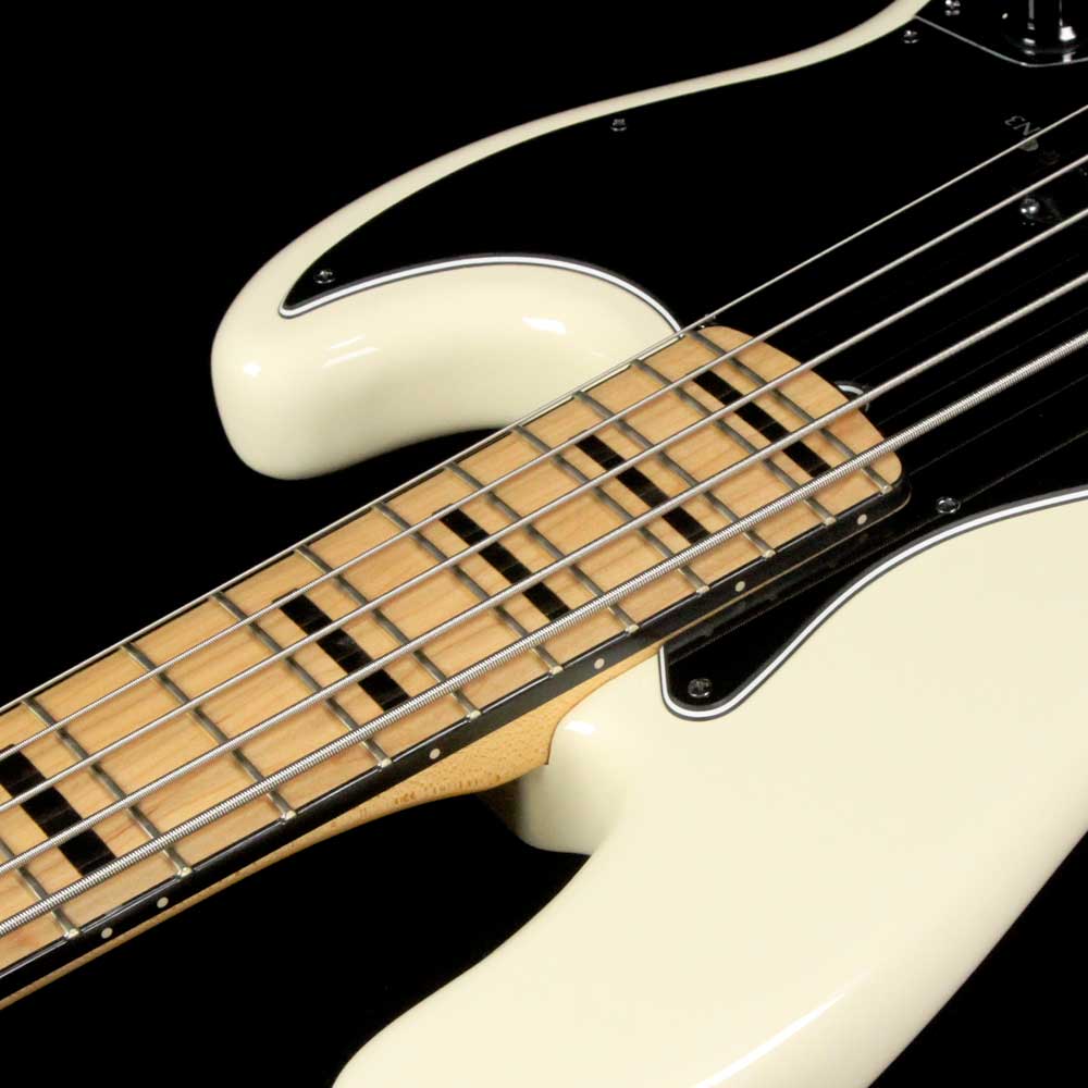 Fender American Deluxe V 5-String Jazz Bass Olympic White 2012 — 8