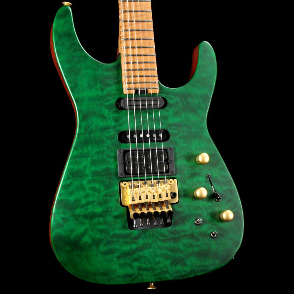 Jackson USA PC1 Matte Phil Collen Trans Green 2017 — 1