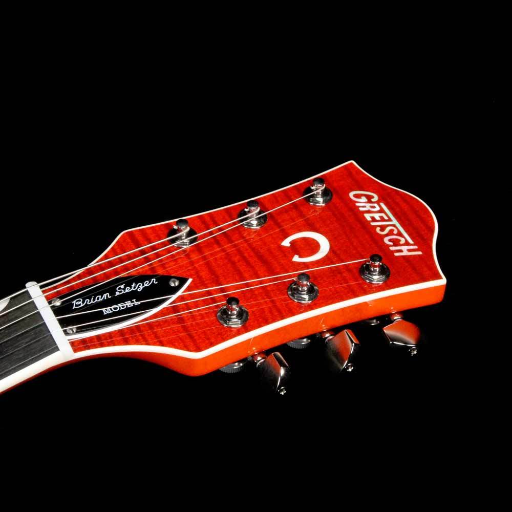 Gretsch G6120SSU-OFLM Brian Setzer Nashville Tiger Flame Maple — 4
