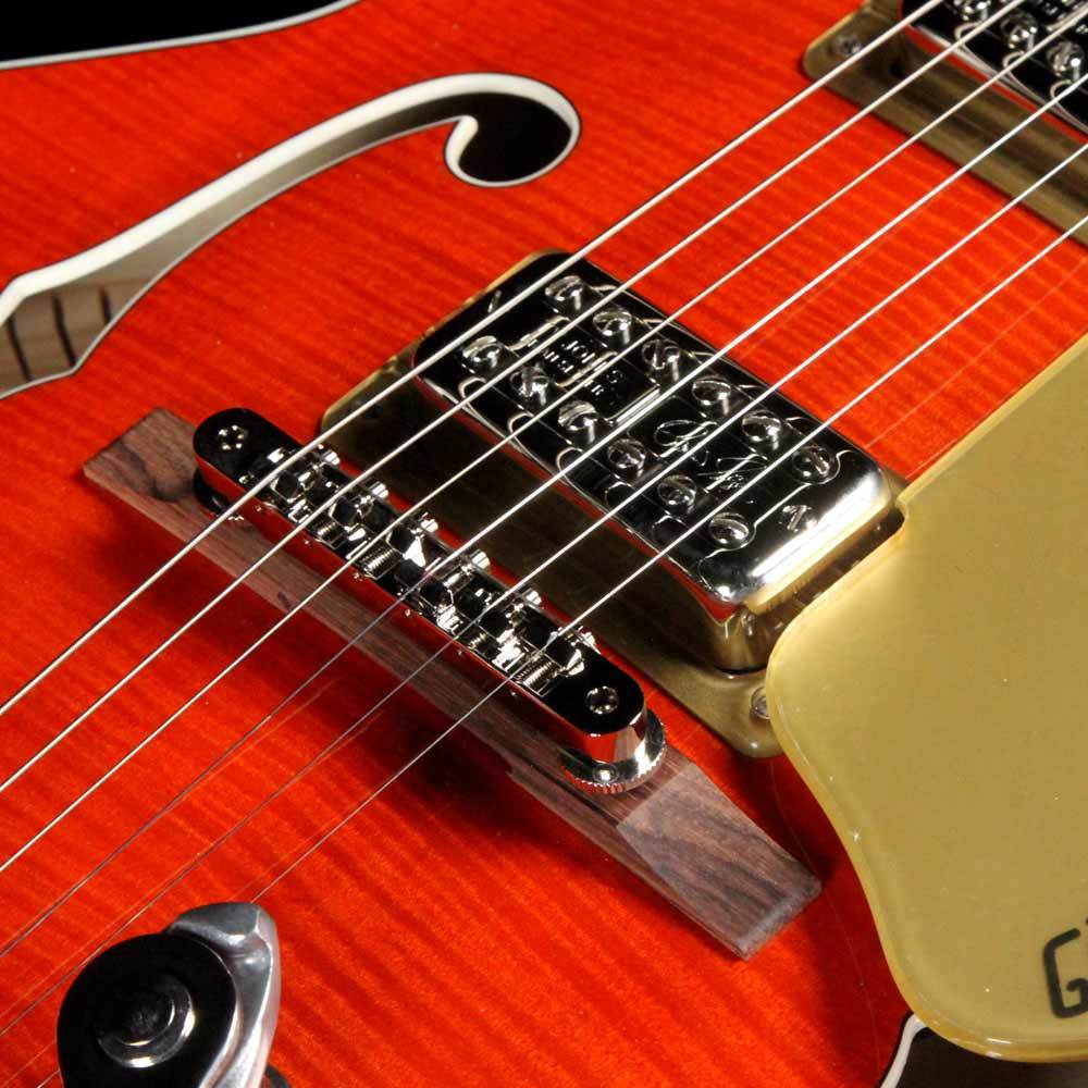 Gretsch G6120SSU-OFLM Brian Setzer Nashville Tiger Flame Maple — 6