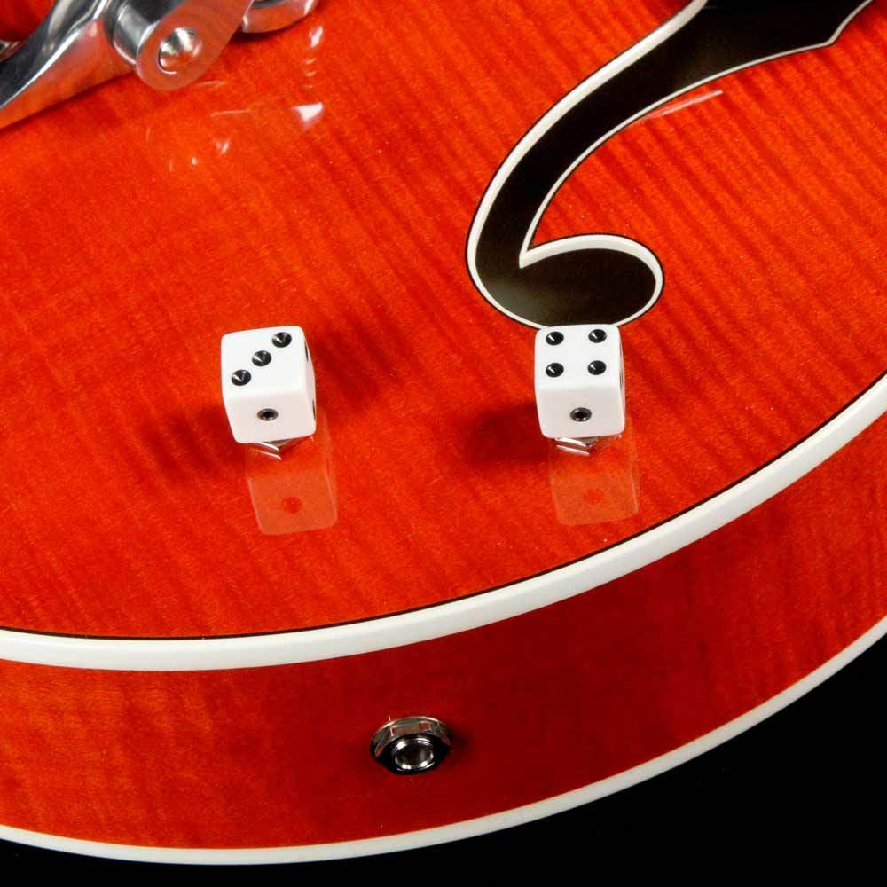 Gretsch G6120SSU-OFLM Brian Setzer Nashville Tiger Flame Maple — 7