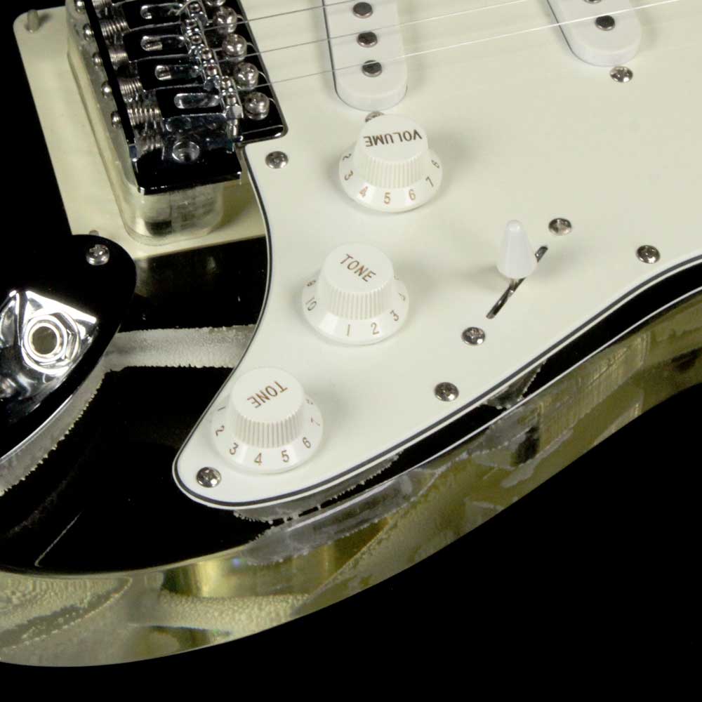 Fender MIJ Stratocaster Neck and Acrylic Body Parts Guitar — 8