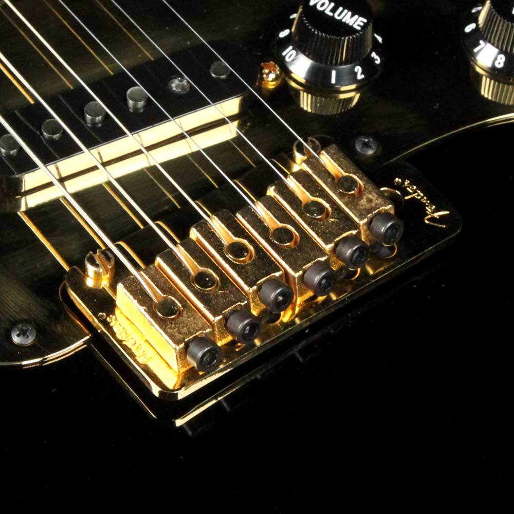 Fender Custom Shop Aluminum Stratocaster Black and Gold 1995 — 6