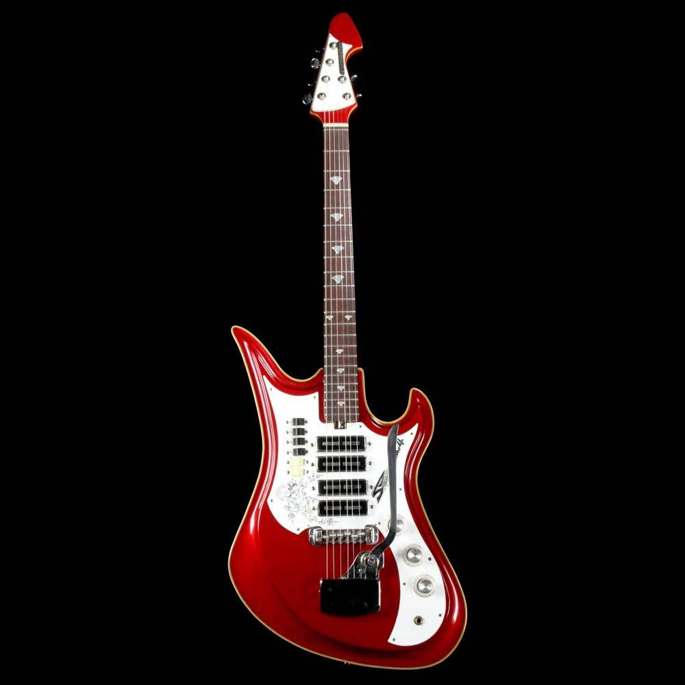 Teisco Spectrum 4 Red 1960s | The Music Zoo