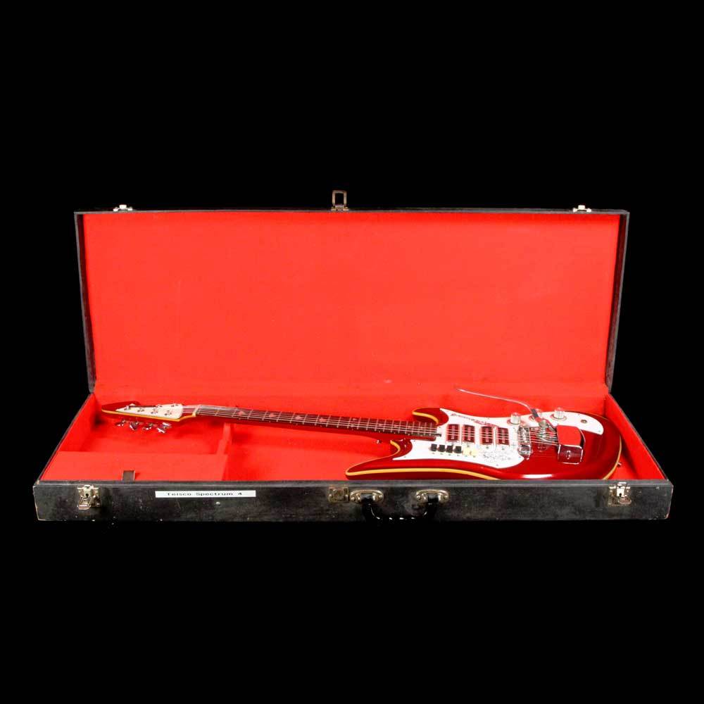Teisco Spectrum 4 Red 1960s — 9