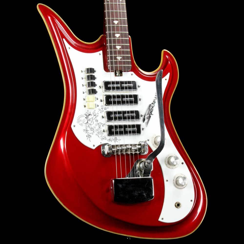 Teisco Spectrum 4 Red 1960s | The Music Zoo