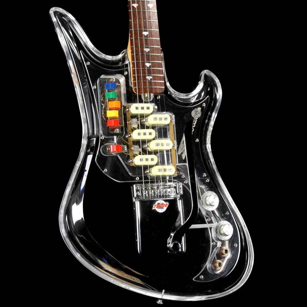 Teisco Spectrum 5 Clear Acrylic | The Music Zoo