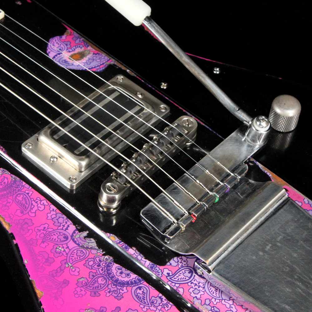 Wild Custom Guitars Firewild Kurt Ballou Spec Black Over Paisley Relic — 6