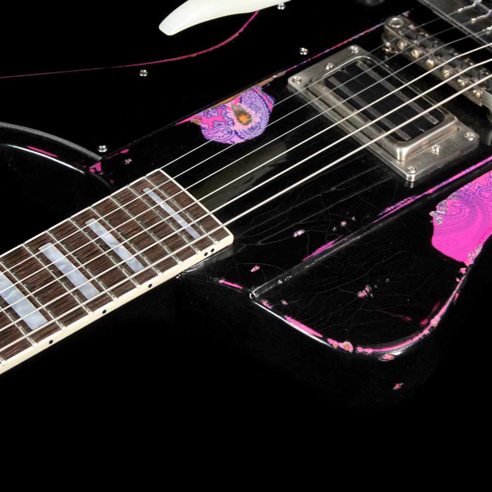 Wild Custom Guitars Firewild Kurt Ballou Spec Black Over Paisley Relic — 7