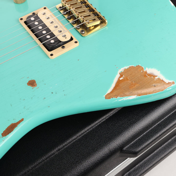 Charvel Custom Shop San Dimas HS Nitro Aged Roasted Alder Seafoam Green