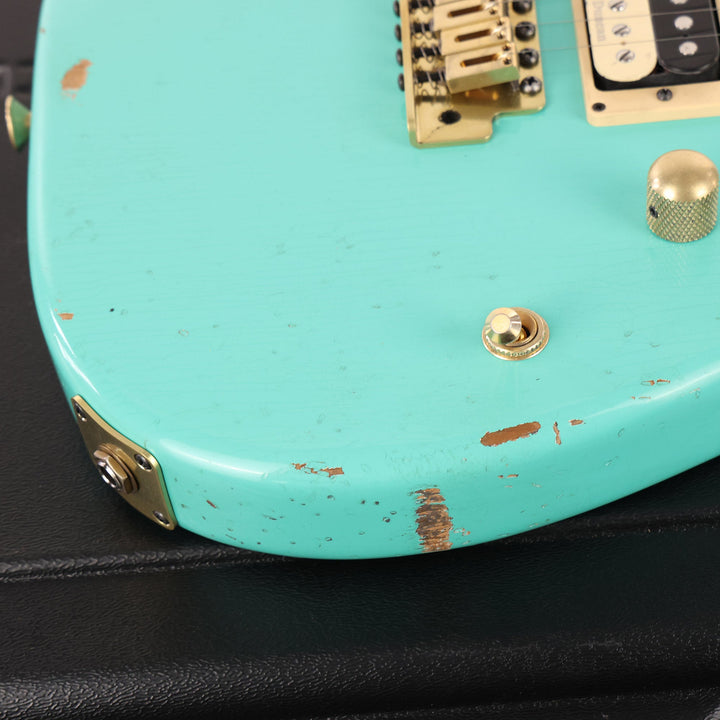 Charvel Custom Shop San Dimas HS Nitro Aged Roasted Alder Seafoam Green