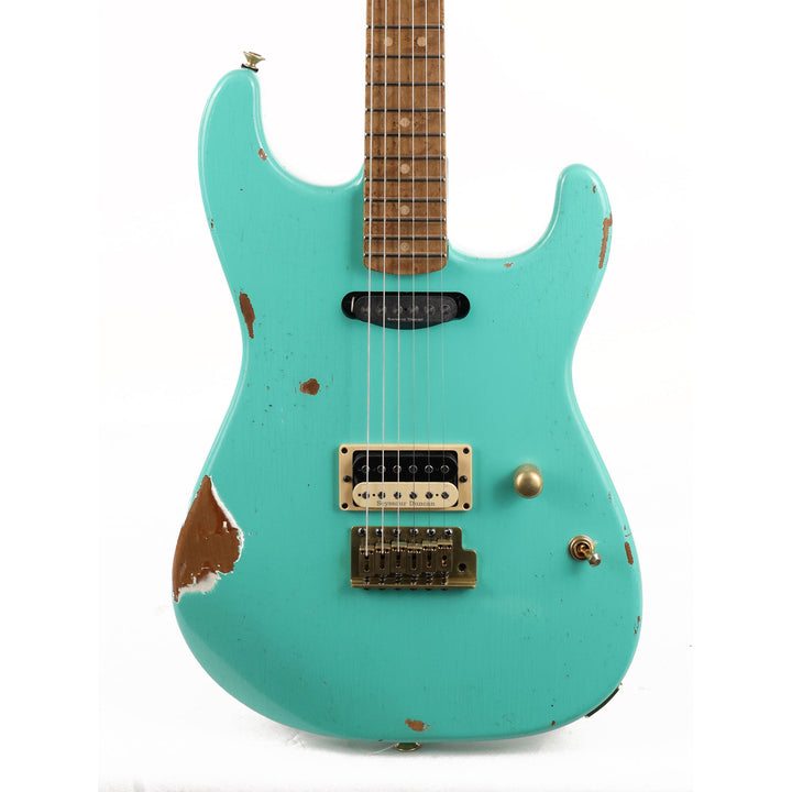 Charvel Custom Shop San Dimas HS Nitro Aged Roasted Alder Seafoam Green