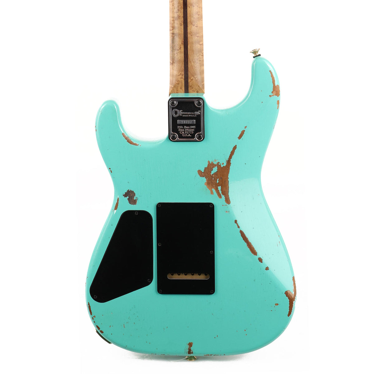 Charvel Custom Shop San Dimas HS Nitro Aged Roasted Alder Seafoam Green — 6