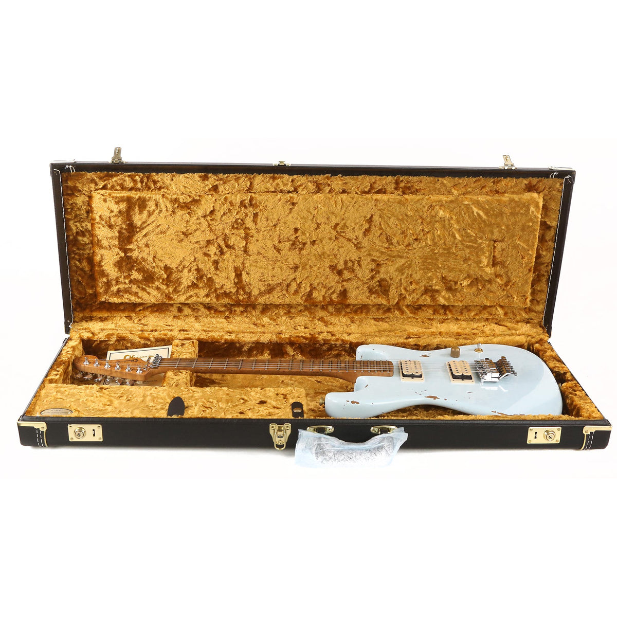 Charvel Custom Shop San Dimas Nitro Aged Roasted Alder Sonic Blue — 11