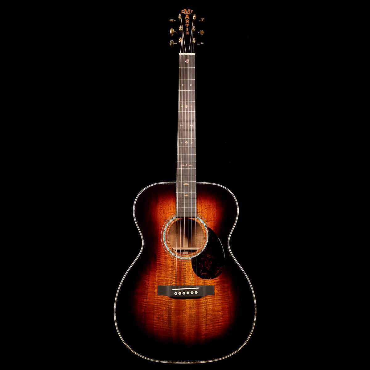 Martin Custom Shop OM Premium Flame Koa Sunburst — 2